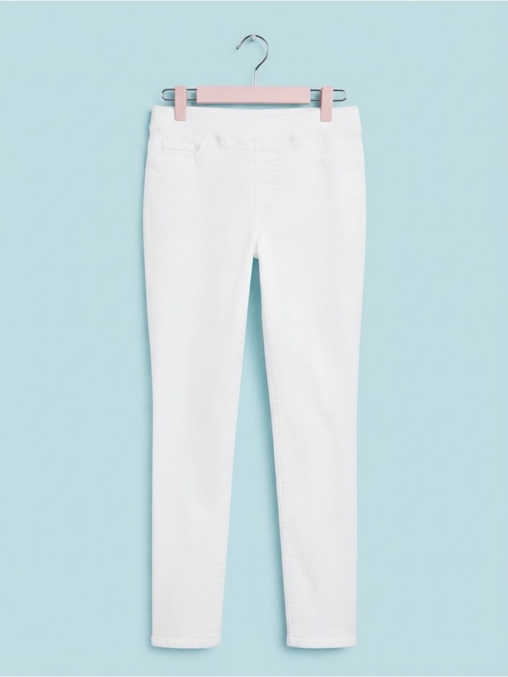 Soundstyle Lucy Pull-on White Leggings NWOT Sz M
